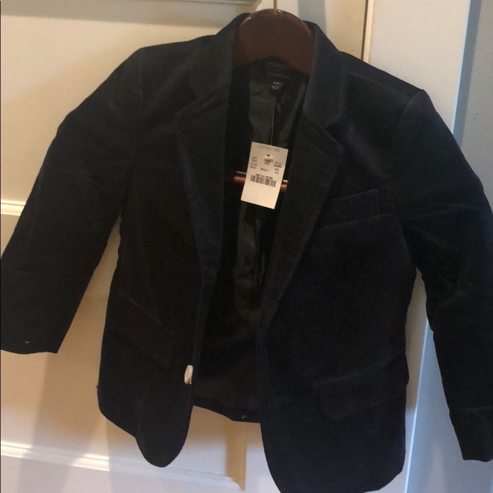 Crewcuts Thompson Velvet Jacket Boys Size 4-5
